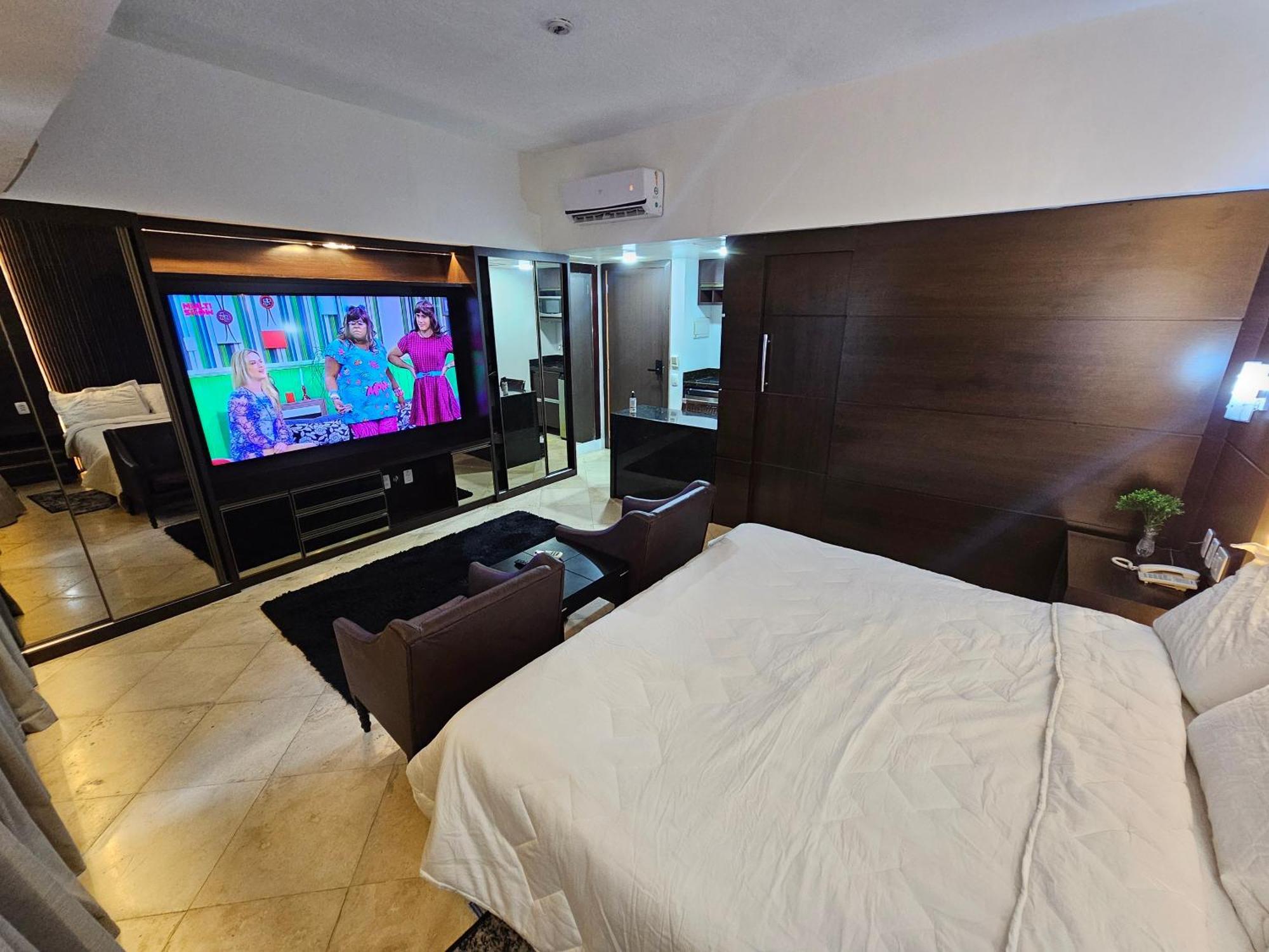 Tropical Executive Flat Vista Incrível para a Orla Manaus Exterior foto
