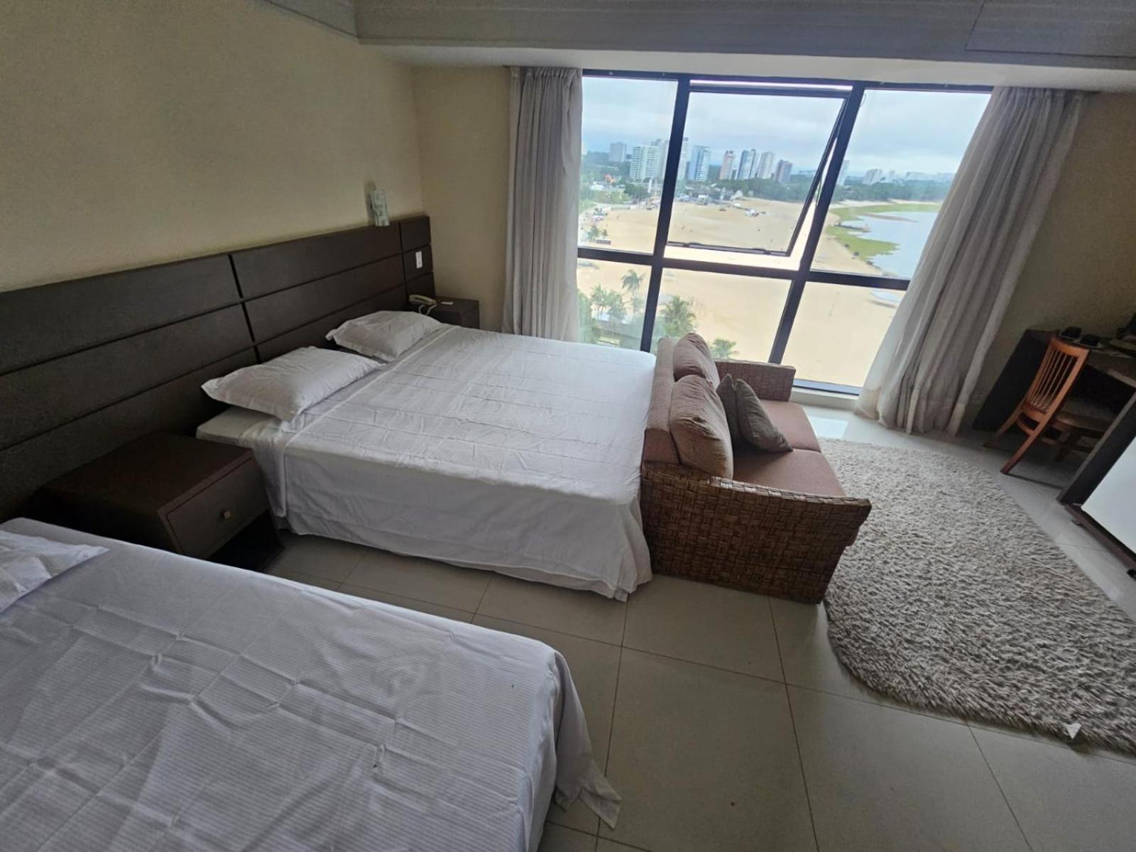 Tropical Executive Flat Vista Incrível para a Orla Manaus Exterior foto